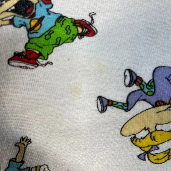 Nickelodeon Rugrats All Over Print Pajama Sweatpants Joggers White Size M - Picture 11 of 15